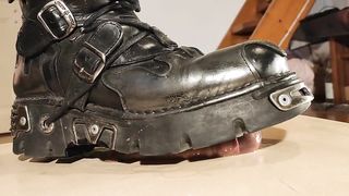 Slave boy enjoy cock stomping in leather boots POV HD Beth Kinky - SeeBussy.com