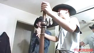 Horny Cowboys Fuck Their Inflatable Friend 2