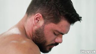Muscle bear anal and cumshot