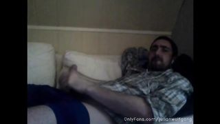 Verbal stepbro in Maine gets dirty on webcam with his huge uncut cock and balls. Video@ Onlyfans julian wolfgang - SeeBussy.com