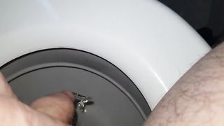 Pissing and playing, cute guy quietly messes with himself EvilTwinks - SeeBussy.com