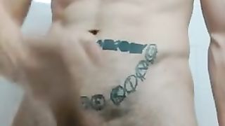 Jerking off with close-up cum in your face KyleBern - SeeBussy.com