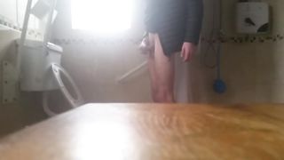 Very skinny slender  boy has a quick wank after coming home Peter bony - SeeBussy.com