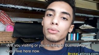 Latino With Braces Fucked For Money