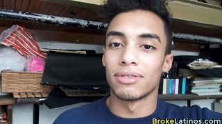 Latino With Braces Fucked For Money