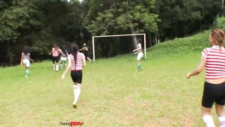 Gay referee checking shemale squad performance - GotGayPorn