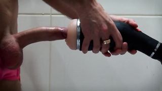 Gay twink in jockstrap and buttplug fucking a fleshlight on multiple cameras with internal creampie gayduplo - SeeBussy.com
