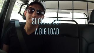 Sucking Out a Big Load - Huge Cum Swallowing Facial Cum Club - SeeBussy.com