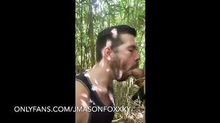 handsome otter sucks married man in the woods jmasonfoxxxy
