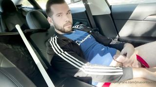 I got caught jacking off in my car by two hot guys. Can't believe how much I came. jmasonfoxxxy