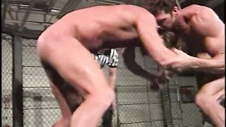 NAKED CAGE WRESTLERS- Muscle Athletes Win or Submit in the Cage Arena Sharp Men