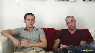 BTS Extra Big Dicks with Muscle Cutie Sean Duran & Jaques LaVere