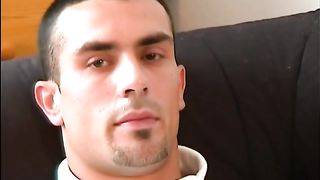French Delivery Guy Servoced his Huge Cock in a Gay Porn in Spite of him