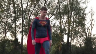 Superman seduces and fucks a young guy on the street 