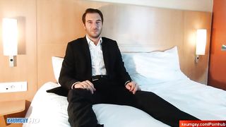 Handsome Dude's Dick Massage¡ (hetero Insurrer Seduced for Gay Porn)