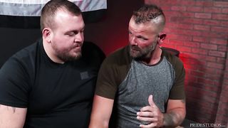 Bearback - Hearing Impaired Silver Daddy Face Fucked by Hunter Scott Pride Studios