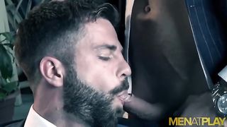 MENATPLAY Suited Latino Hector De Silva Barebacked Hardcore Men At Play