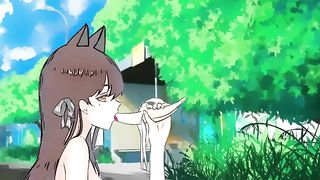 Pokemon Teen with Ears Blowjob Banana [4K Animation] YR Lesnik - Free Gay Porn