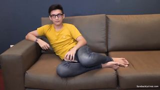 Latin Twink Vincent Beating his Meat - free gay porn