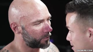 GAYWIRE - Jason Collins & Nic Sahara Wrestle then Fuck Gay Wire - free gay porn