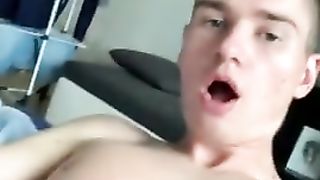 Twink with big orgasm cumming David Six - Free Amateur Gay Porn