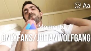 Sexy gay bro with huge uncut cock feeding cum to himself video @ onlyfans⁄julianwolfgang julian wolfgang - Free Gay Porn - Free Amateur Gay Porn