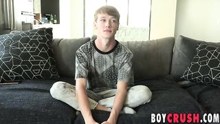 Cute American tugs his fat cock and creams himself Boy Crush - Free Amateur Gay Porn