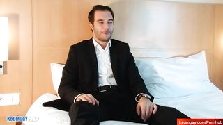 My in Suit Hetero Neighbour made a Gay Porn in Spite of Him. - Free Amateur Gay Porn