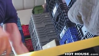 HotHouse Fit Warehouse Workers Fuck on Security Cam Hot House - Free Amateur Gay Porn