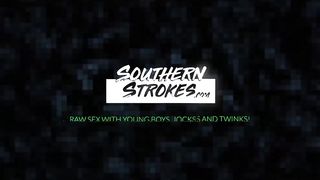 SOUTHERNSTROKES Handsome Luke Geer Bareback Fucks Shy Twink Southern Strokes - Amateur Gay Porno