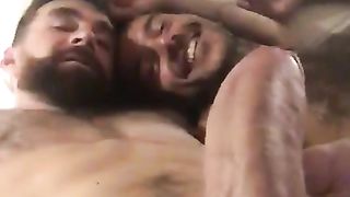 @TheOnlyWoodyFox and me enjoying each others bodies - Amateur Gay Porno