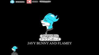 Javy Bunny and flamey Furry animacion 3D Dragonboyhug - Gay Porno Video