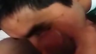 Gay Whore gets Cum on face Roberto Fucker - Gay Porno Video