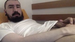Playing with my big dick during lunch break hoxsox - Gay Porno