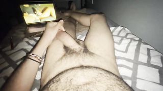 Arab Shooting Multiple Thick Ropes of Creamy Cum all over my Hairy Chest - 2 Weeks Worth of Cum¡ 6133125 - Gay Porno