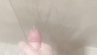 TSB - Lil bro quick cumshot in shower - 17 secs - Gay Porno Video