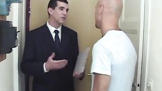 Full Video;french Str8 Salesman Serviced his Big Cock by us in Spite of him - Gay Amateur Porno