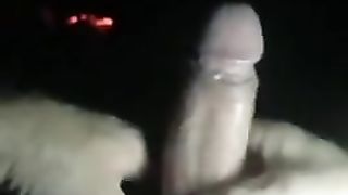 Wife Strokes my Cock in Front of the Campfire Leads to a Huge Cumshot almost Making it into the Pit Jetsfan1983 - SeeBussy.com