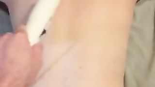 PART 1 of 2 Husband’s POV of Warming up her Backside with a Magic Wand Vibe Jetsfan1983 - SeeBussy.com