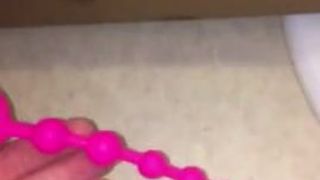 Adult Toy Testing, Experiencing my new Pinkcherry Graduated Anal Beads for the first Time ever Jetsfan1983 - BussyHunter.com