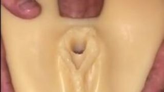 POV Kendra Lust Silicone Toy Ass Fucked and Creampied, Cum Covered Pussy Gets Licked up right after Jetsfan1983 - BussyHunter.com