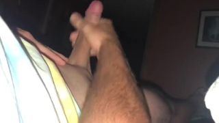 Taking Care of my Morning Wood in Bed while all alone and then Cleaning up my Cumshot with my Mouth Jetsfan1983 - BussyHunter.com