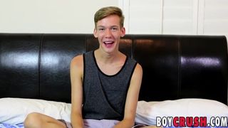 Nasty twink Tyler tells us what he likes doing while fucking Boy Crush 2