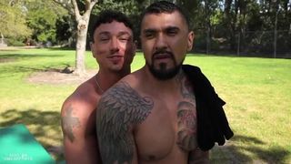 Behind the Scenes with Boomer Banks and Cade Maddox Guys In Sweatpants - BussyHunter.com