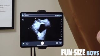 Hung Doctor uses Ultrasound to Show his Bare Dick in Boy_Fun-Size Boys_480p