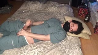 Russian Guy Jerks off to Gay Porn and Passionately Cums KolinArt