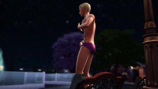 Outdoor Debut (Wolfgang Series Ep.1) - 3D Animation the Sims 4 Llama Del Geh - BussyHunter.com
