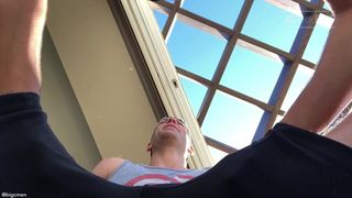 2018.09.19 - Jared Films @deepthroatxxxxl Testing His Skills Out on Big C Part 1 - BussyHunter.com (Gay Porn Videos) 2