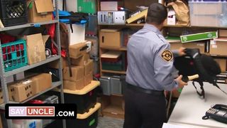 Shoplifting Twink Dominated by Kinky Mall Security Guard Young Perps - BussyHunter.com