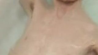 Skinny teen takes a bath and uses shampoo to wash himself Peter bony - Amateur Gay Porno 3